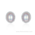 925 Silver Accessories Shell Pearl Earring